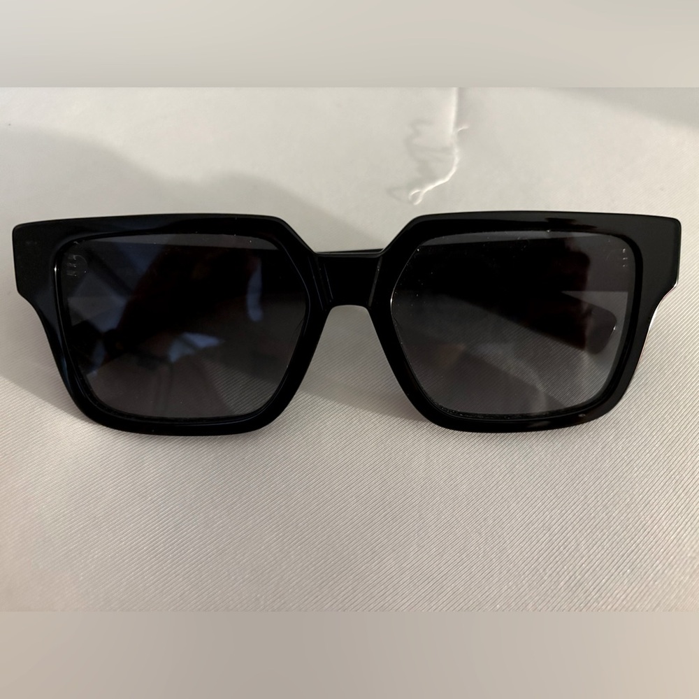 Prada Black Sunglasses Modern Angular Design